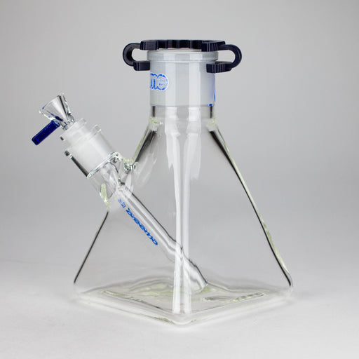 Preemo | 8" Pyramid Beaker Base – 7mm Thick Glass DIY Piece [P006] Glass Bong preemo