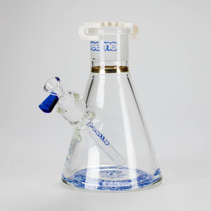 Preemo | 8" Beaker Base – 7mm Thick DIY Bong Bottom [P002] Glass Bong preemo BLUE