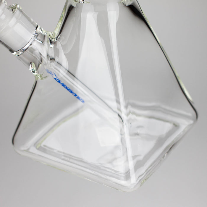 Preemo | 8" Pyramid Beaker Base – 7mm Thick Glass DIY Piece [P006] Glass Bong preemo