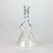 6" Twist Neck Glass Bong with Water Diffuser | 14mm Bowl Joint | Stemless Design Glass Bong Bongzie Smokes