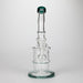 11" Glass Bong with Water Diffuser | 14mm Bowl Joint | Stemless Design Glass Bong Bongzie Smokes