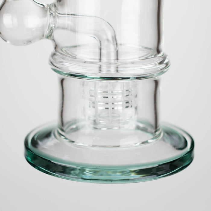11" Glass Bong with Water Diffuser | 14mm Bowl Joint | Stemless Design