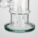 11" Glass Bong with Water Diffuser | 14mm Bowl Joint | Stemless Design Glass Bong Bongzie Smokes