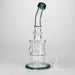 11" Glass Bong with Water Diffuser | 14mm Bowl Joint | Stemless Design Glass Bong Bongzie Smokes