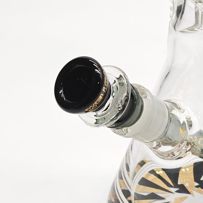 Wellcann | 14" 7mm Psychedelic Thickened Beaker Glass Bong Glass Bong Super Supplys Inc