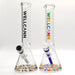 Wellcann | 14" 7mm Psychedelic Thickened Beaker Glass Bong Glass Bong Super Supplys Inc