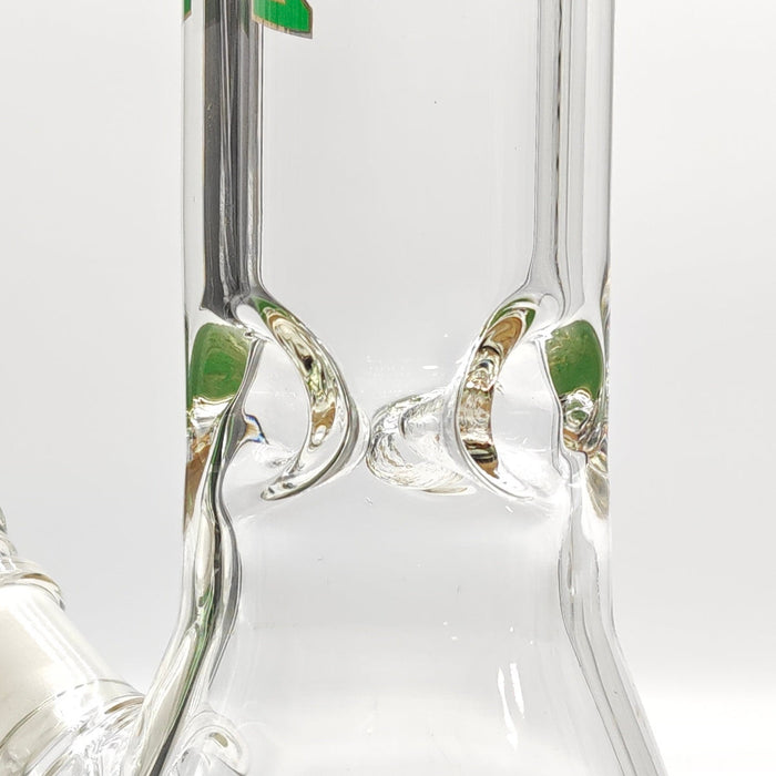 Wellcan | 15" 7mm Psychedelic Thickened Beaker Glass Bong Glass Bong Super Supplys Inc