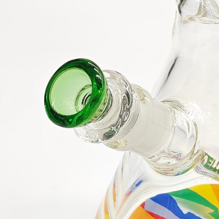 Wellcan | 15" 7mm Psychedelic Thickened Beaker Glass Bong Glass Bong Super Supplys Inc