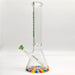 Wellcan | 15" 7mm Psychedelic Thickened Beaker Glass Bong Glass Bong Super Supplys Inc
