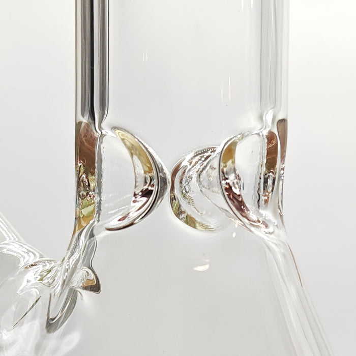 8" Color 4mm Beaker Glass Bong Glass Bong Super Supplys Inc