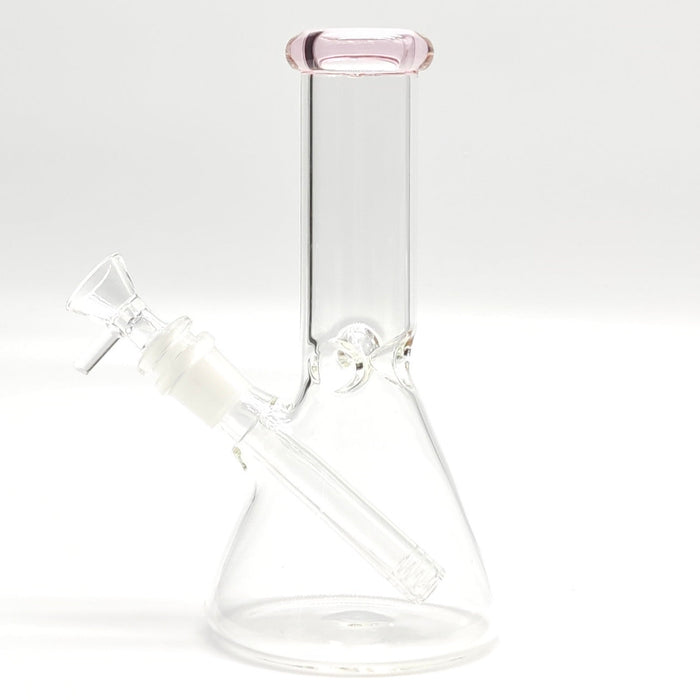 8" Color 4mm Beaker Glass Bong Glass Bong Super Supplys Inc