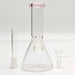 8" Color 4mm Beaker Glass Bong Glass Bong Super Supplys Inc
