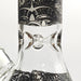 14" Glow in the dark 5mm Beaker Glass Bong Glass Bong Super Supplys Inc