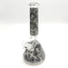 14" Glow in the dark 5mm Beaker Glass Bong Glass Bong Super Supplys Inc D