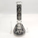 14" Glow in the dark 5mm Beaker Glass Bong Glass Bong Super Supplys Inc