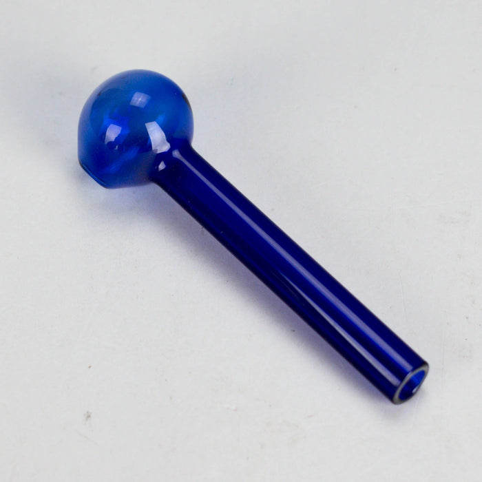4" Coloured Oil Burner Pipe – Durable Glass – 8 Pack Oil Burner RMG WHOLESALE Blue