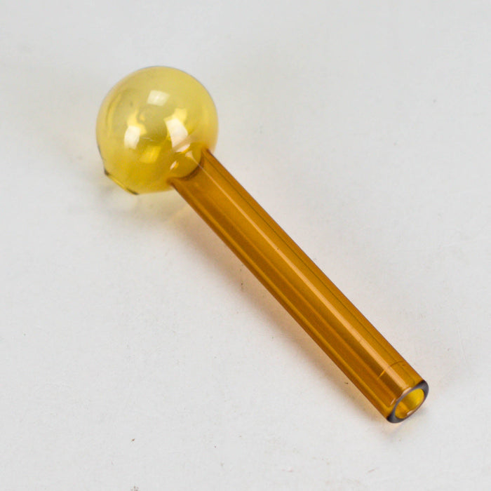 4" Coloured Oil Burner Pipe – Durable Glass – 8 Pack Oil Burner RMG WHOLESALE Orange