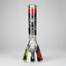 13.5" PsyClown Glass Bong – 7mm Thick Glass, Bold Psychedelic Clown Design Glass Bong DY Glass Design E