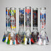 13.5" PsyClown Glass Bong – 7mm Thick Glass, Bold Psychedelic Clown Design Glass Bong DY Glass