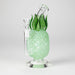 7.5" PinePop Glass Bong – Pineapple Shaped, 5mm Thick Glass Glass Bong DY Glass MintGreen