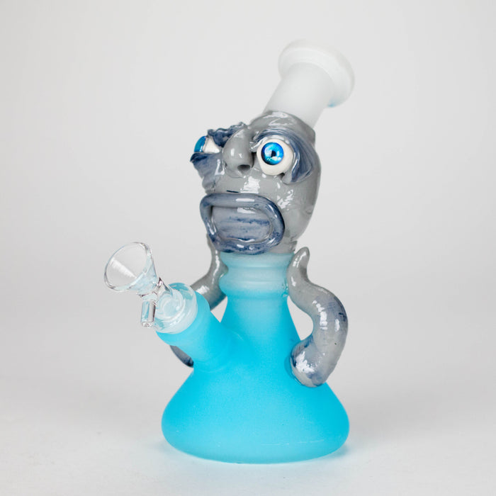 7.5" ZogSquad Glass Bong Glass Bong DY Glass Blue