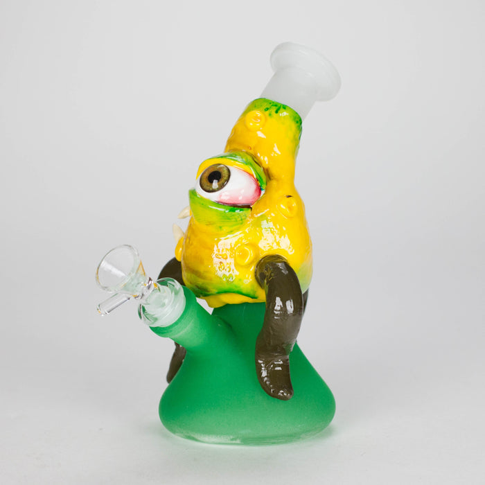 7.5" FreakEyes Glass Bong Glass Bong DY Glass Green