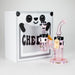 Cheech | 10" Panda Bong with Ash Catcher - CHE-232 Glass Bong Smoking Cat Distribution