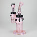 Cheech | 10" Panda Bong with Ash Catcher - CHE-232 Glass Bong Smoking Cat Distribution