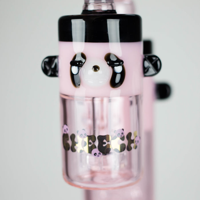 Cheech | 10" Panda Bong with Ash Catcher - CHE-232 Glass Bong Smoking Cat Distribution