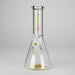 Karma | 9" Skinny Beaker Glass Bong Glass Bong Maq Distributors Rasta