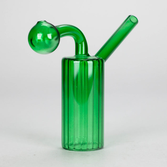 5" Zest Tube Oil Burner Glass Rig JJ Distribution Green