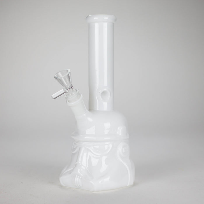 10" Galactic Duo Glass Bong Glass Bong JJ Distribution White
