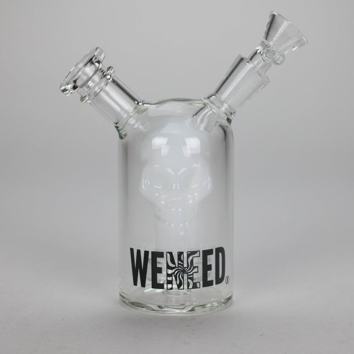 WENEED | 5" NoirSkull Glass bong Glass Bong WENEED® White