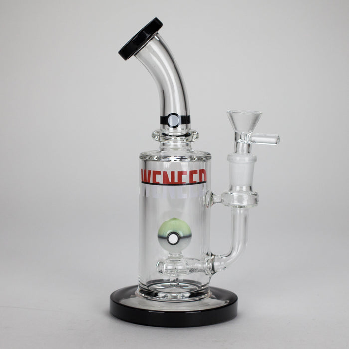 WENEED | 8" Pocket Puff Glass Bong Glass Bong WENEED® Light Green