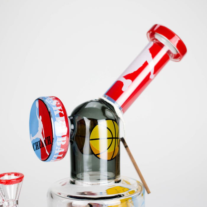 Cheech | 12″ Dunked Out Basketball Bong – CHE‑360 Glass Bong Smoking Cat Distribution