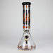 Cheech | 13″ Tiger Decal Beaker Bong – CA-050 Glass Bong Smoking Cat Distribution