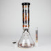 Cheech | 13″ Tiger Decal Beaker Bong – CA-050 Glass Bong Smoking Cat Distribution