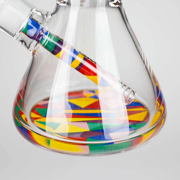 Cheech | 13″ Cat Decal Beaker Bong – CA-034 Glass Bong Smoking Cat Distribution