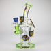 Cheech | 10" Wise Owl Rig-CHE-106 Glass Bong Smoking Cat Distribution Green