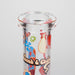 Cheech & Chong® Glass | 10" Tall Clear Power To The Flower Hex Beaker Base Water Pipe Glass Bong West Coast Gifts