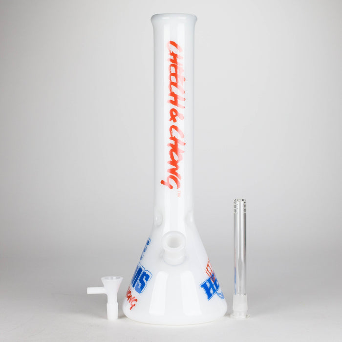 Cheech & Chong® Glass | 15" Tall Nice Dreams Beaker Base Water Pipe Glass Bong West Coast Gifts