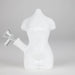 5.5" Curvy Glass Bong Glass Bong JJ Distribution White