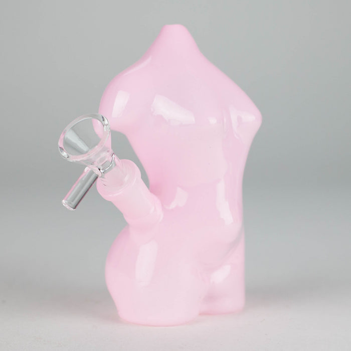 5.5" Curvy Glass Bong Glass Bong JJ Distribution