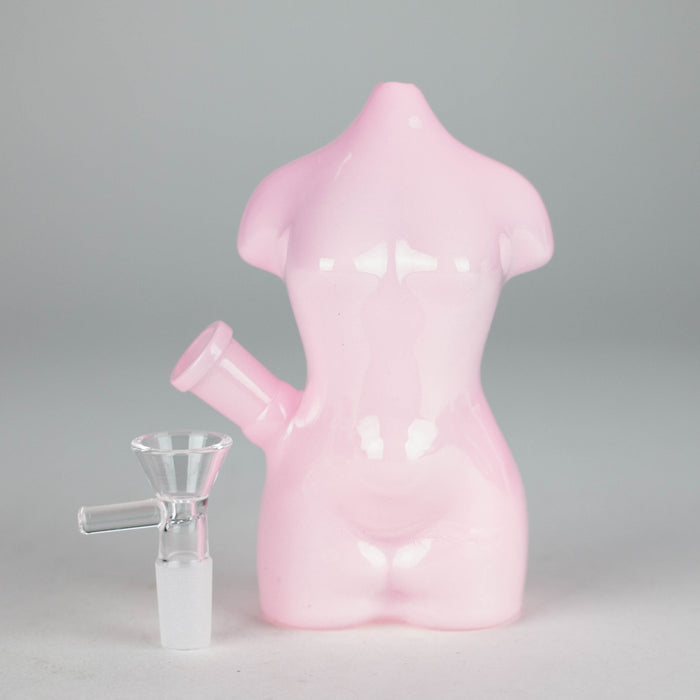 5.5" Curvy Glass Bong Glass Bong JJ Distribution