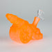 8.5" Neon Cannon Glass Bong Glass Bong JJ Distribution Orange