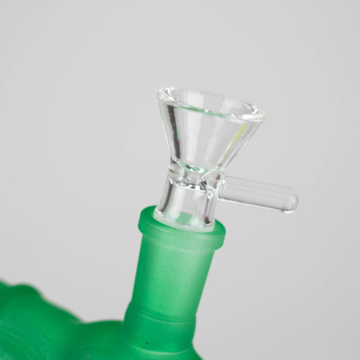 8.5" Neon Cannon Glass Bong Glass Bong JJ Distribution