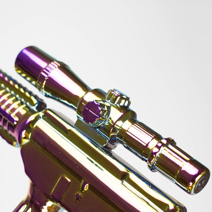 23.5" Chrome Rifle Glass Bong Glass Bong JJ Distribution