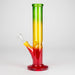 10" Rasta Straight Tube Water Pipe with Ice Catcher Glass Bong RMG WHOLESALE