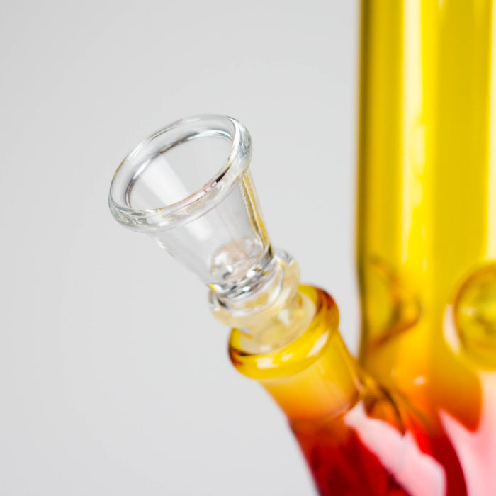 10" Rasta Straight Tube Water Pipe with Ice Catcher Glass Bong RMG WHOLESALE