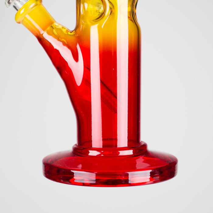 10" Rasta Straight Tube Water Pipe with Ice Catcher Glass Bong RMG WHOLESALE